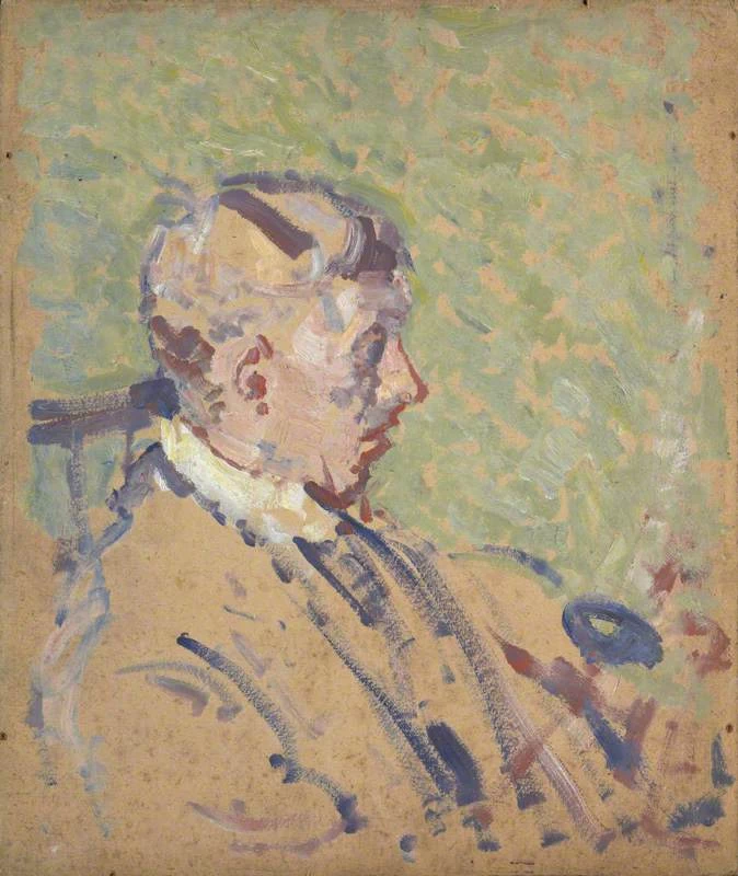 Harold Gilman - Ritratto di Spencer Frederick Gore, National Portrait Gallery, Londra